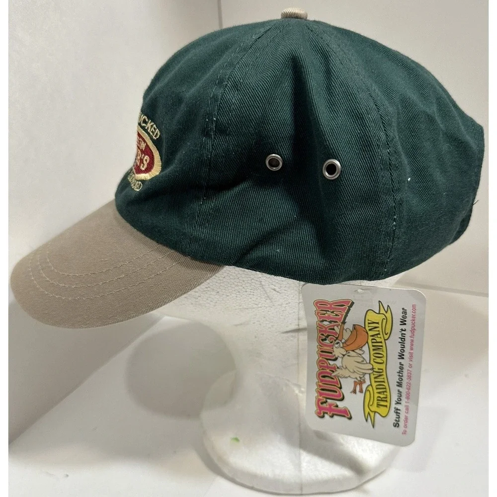 Vintage Fudpucker's Embroidered Hat Cap Florida NOS NWT Zkaps Ya Ain't Been Puck